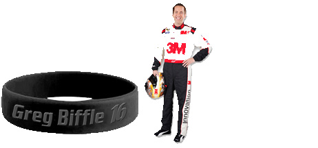 Greg Biffle Wristband FREE Greg Biffle Wristband