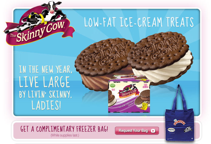 Skinny Cow Freezer Bag Free Skinny Cow Freezer Bag