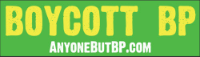 Boycott BP Bumper Sticker