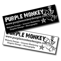 Purple Monkey Designs FREE 2 Stickers from Purple Monkey Designs 