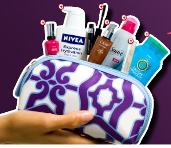 Target Beauty Bag w350 h350 FREE Beauty Bag With Samples + $25 in Coupons From Target
