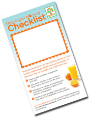 Meaningful Morning Checklist Refrigerator Magnet  FREE Meaningful Morning Checklist Refrigerator Magnet 