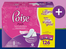 Poise pads1 FREE Poise Pads Sample