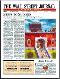 The Wall Street Journal Classroom Edition FREE Copy of The Wall Street Journal Classroom Edition