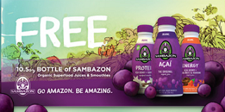Sambazon Juice Sambazon Juice FREE Full Size Bottle of Sambazon Juice Coupon