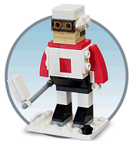LEGO Hockey Player Mini Model Build FREE LEGO Hockey Player Mini Model Build at Lego Stores on 2/7