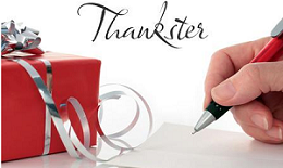 Thankster FREE Thankster Personalized Card Sample