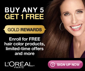 Loreal Gold Rewards signup FREE LOreal Products for Gold Rewards Members