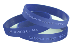Police Week Awareness Wrist Band FREE National Police Week Awareness Wrist Band