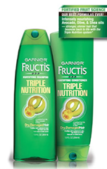Garnier Fructis Triple Nutrition Shampoo and Conditioner FREE Sample Of Garnier Fructis Triple Nutrition Shampoo & Conditioner