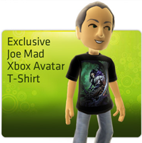 Joe Mad avatar T Shirt FREE Darksiders II Joe Mad Xbox 360 Avatar T Shirt