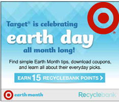 Target Earth Day 25 FREE RecycleBank Points From Unilever and Target