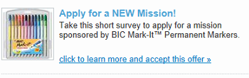 bic mission bic mission Possible FREE BIC Mark It Permanent Markers