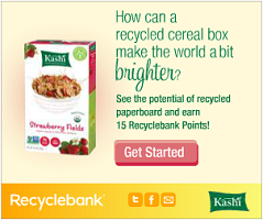 Kashi Recycle 30 FREE RecycleBank Points From Kashi