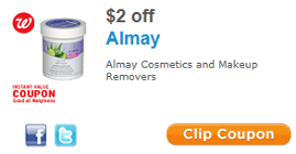 Wags Almay FREE Almay Make Up Removers at Walgreens