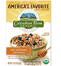 Cascadian Farms Granola FREE Cascadian Farms Granola for Live Better America Members on 4/17