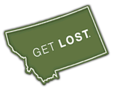 Get Lost stickers FREE Montana Get Lost Stickers 