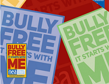 Bully FREE Poster and Pin FREE Bully FREE Pin, Poster and Sticker