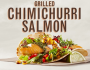 Grilled Chimichurri Salmon Taco
