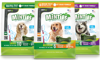 Minties Dental Treats FREE Minties Dental Treats For Dogs Sample