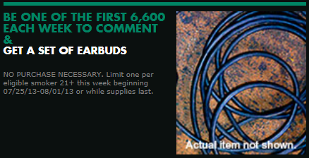 Ear Buds FREE Earbuds From Marlboro