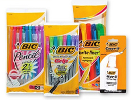 Bic Stationery products FREE Bic Pens, Wite Out, Highlighters & More