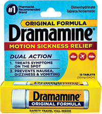 Dramamine FREE Sample of Dramamine