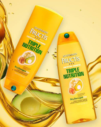 Garnier Fructis Triple Nutrition Shampoo and Conditioner FREE Sample of Garnier Fructis Triple Nutrition Shampoo & Conditioner