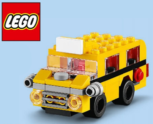 LEGO-School-Bus-Model