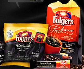 FREE Folgers black silk coffee...