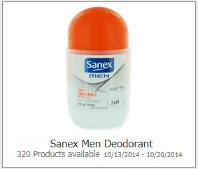 Possible Sanex Mens Deodorant Product Test Available