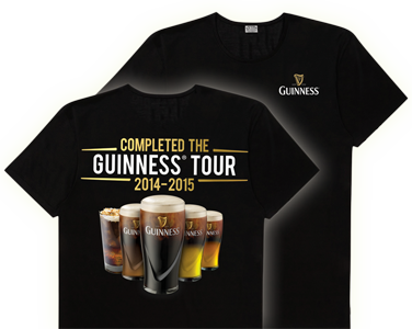 FREE Guinness Tour T-shirt